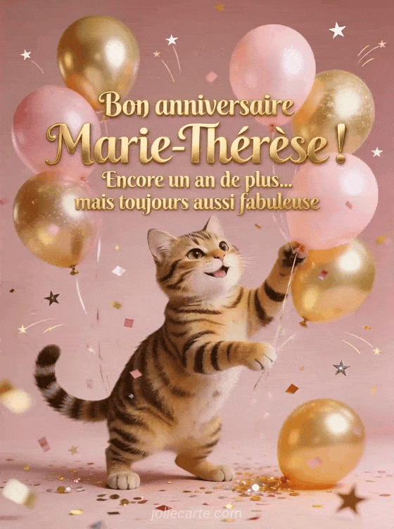 Joyeux anniversaire Marie-therese - Bon anniversaire marie therese