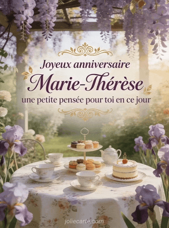Joyeux anniversaire Marie-Thérèse - Joyeux anniversaire marie therese fille