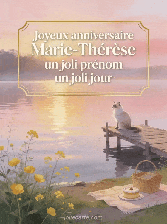 Joyeux anniversaire Marie-Thérèse - Joyeux anniversaire marie therese image