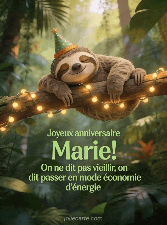 Joyeux anniversaire Marie - Marie humour