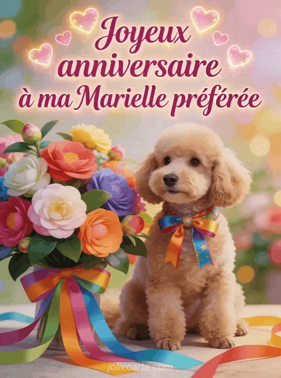 Joyeux anniversaire Marielle - Joyeux anniversaire marielle gros bisous