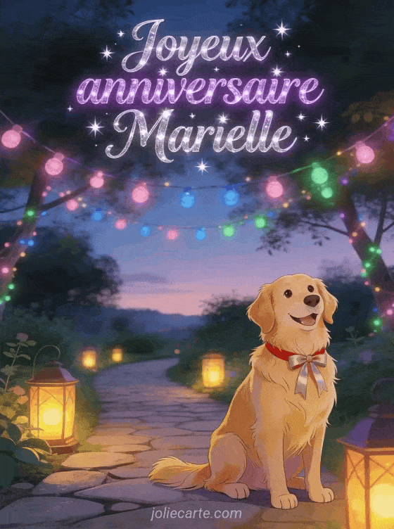 Joyeux anniversaire Marielle - Joyeux anniversaire marielle gif anime