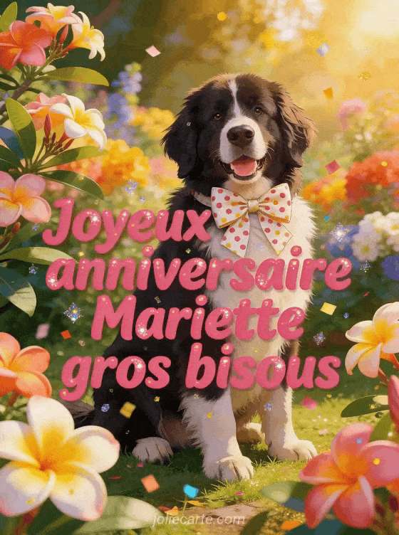 Joyeux anniversaire Mariette - Joyeux anniversaire mariette gros bisous