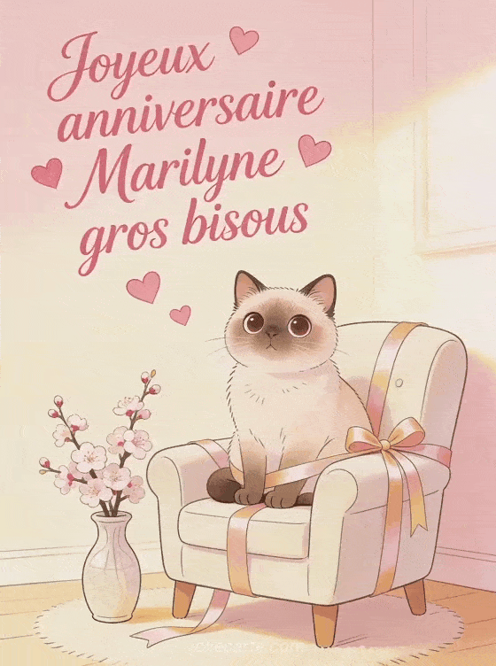 Joyeux anniversaire Marilyne - Joyeux anniversaire marilyne gros bisous