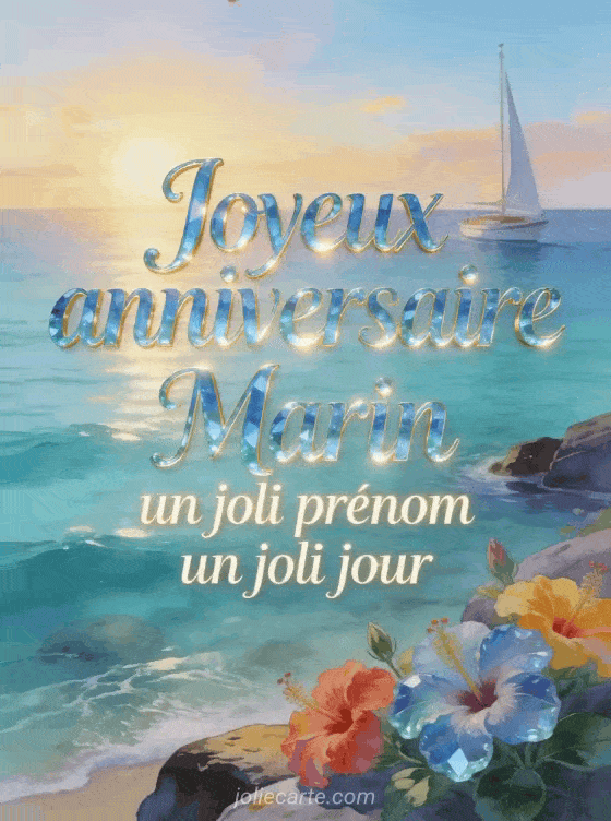 Joyeux anniversaire Marin - Joyeux anniversaire marin image