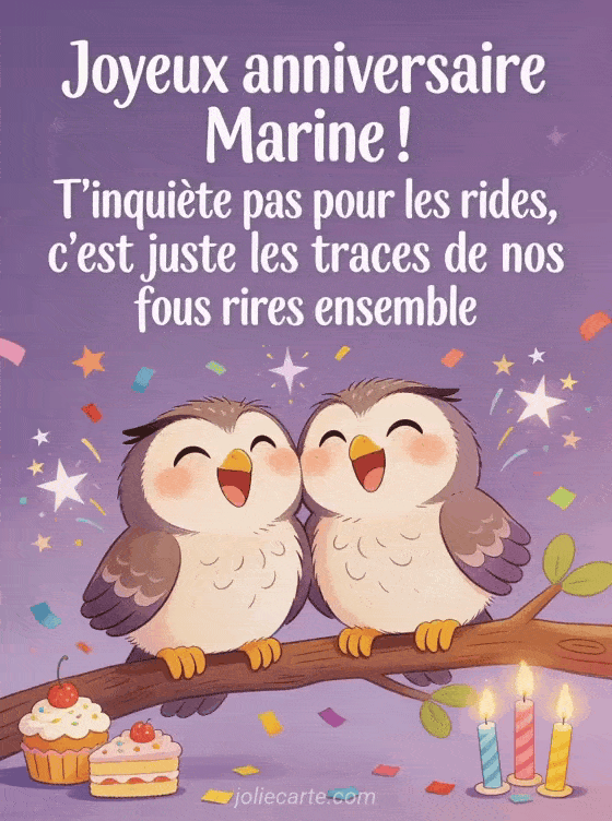 Joyeux anniversaire Marine - Joyeux anniversaire marine rigolo