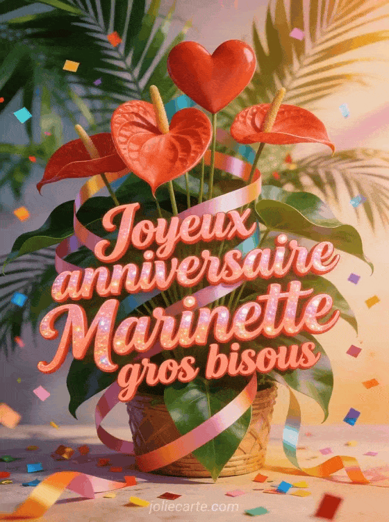Joyeux anniversaire Marinette - Joyeux anniversaire marinette gros bisous
