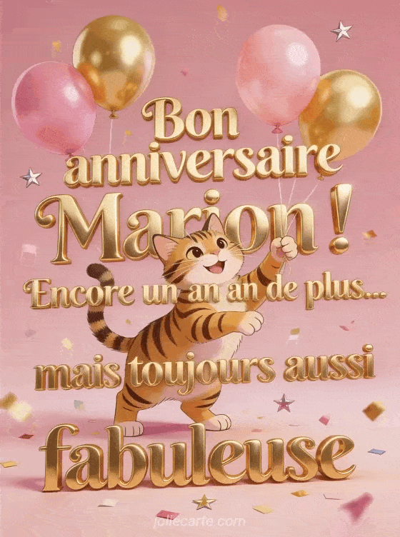 Joyeux anniversaire Marion - Bon anniversaire marion