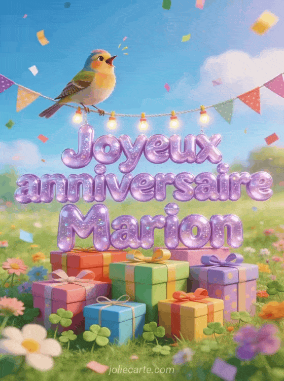 Joyeux anniversaire Marion - Joyeux anniversaire marion gif
