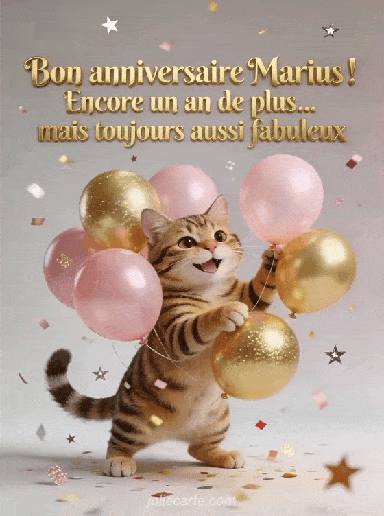 Joyeux anniversaire Marius - Bon anniversaire marius
