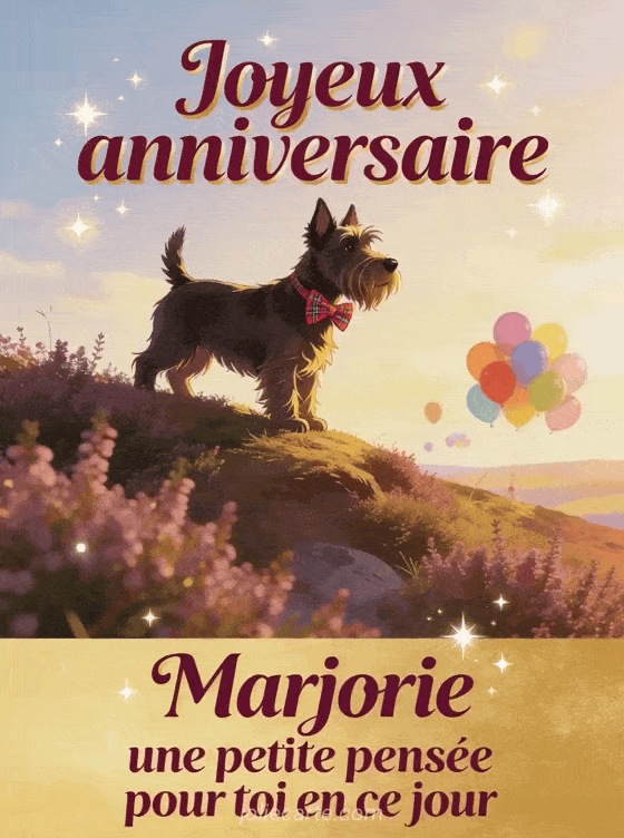 Joyeux anniversaire Marjorie - Joyeux anniversaire marjorie gif anime