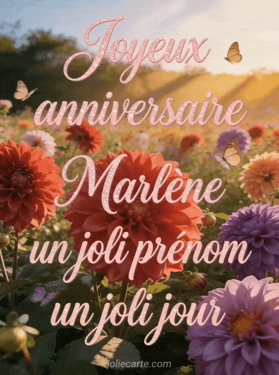 Joyeux anniversaire Marlène - Joyeux anniversaire marlene gif
