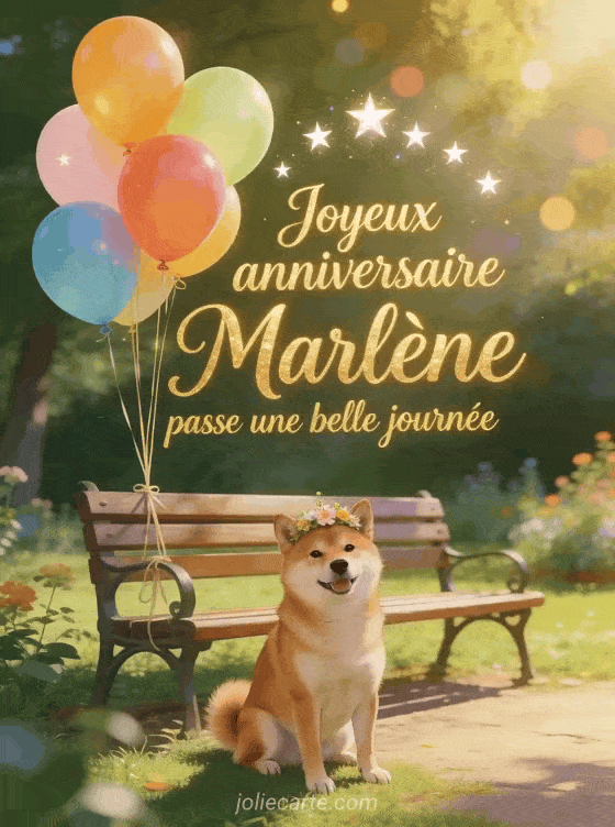 Joyeux anniversaire Marlène - Joyeux anniversaire marlene gros bisous