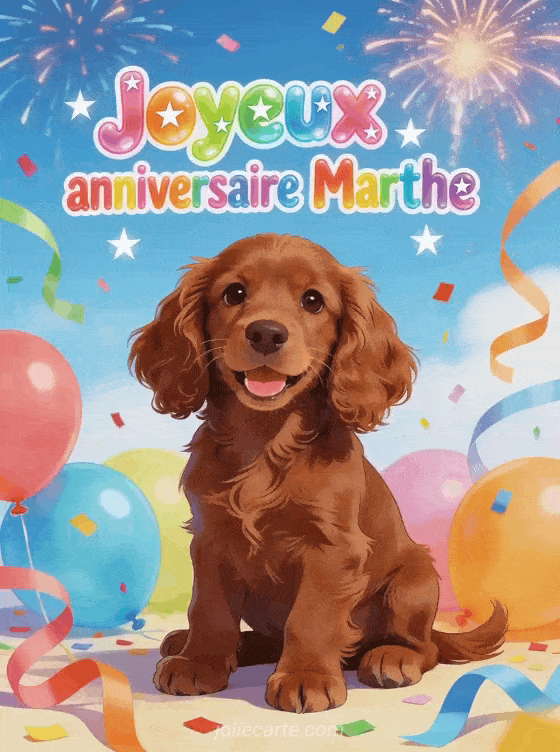 Joyeux anniversaire Marthe - Joyeux anniversaire marthe gif