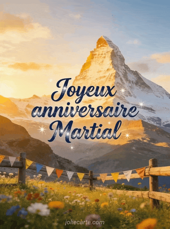 Joyeux anniversaire Martial - Joyeux anniversaire martial gif