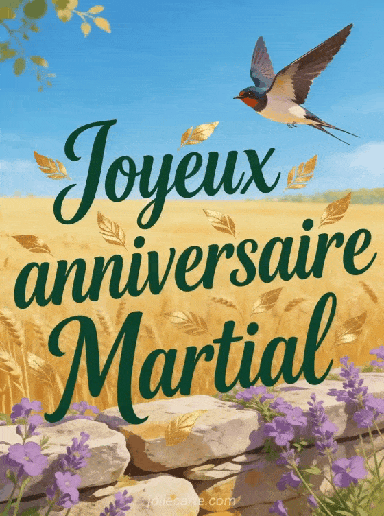 Joyeux anniversaire Martial - Joyeux anniversaire martial image