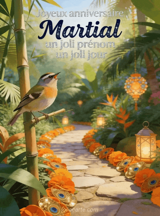 Joyeux anniversaire Martial - Joyeux anniversaire martial gif anime