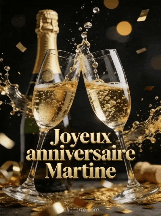 Joyeux anniversaire Martine - Joyeux anniversaire martine champagne