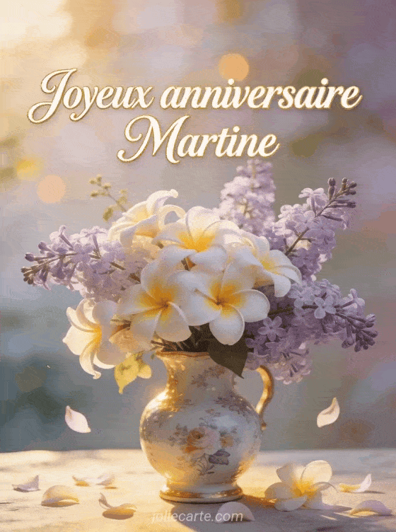 Joyeux anniversaire Martine - Joyeux anniversaire martine fleurs