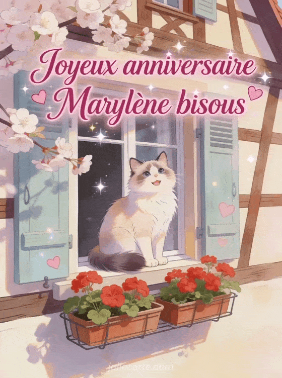 Joyeux anniversaire Marylène - Joyeux anniversaire marylene bisous