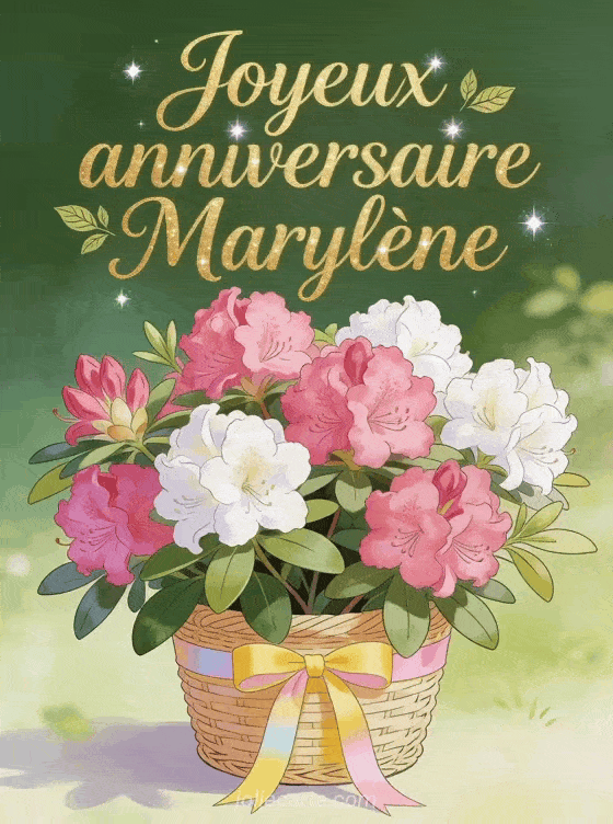 Joyeux anniversaire Marylène - Joyeux anniversaire marylene fleurs