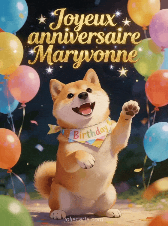 Joyeux anniversaire Maryvonne - Joyeux anniversaire maryvonne gif