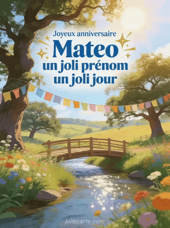 Joyeux anniversaire Mateo - Joyeux anniversaire mateo gif