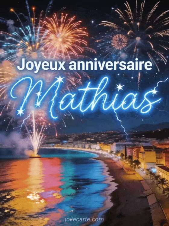 Joyeux anniversaire Mathias - Joyeux anniversaire mathias gif anime
