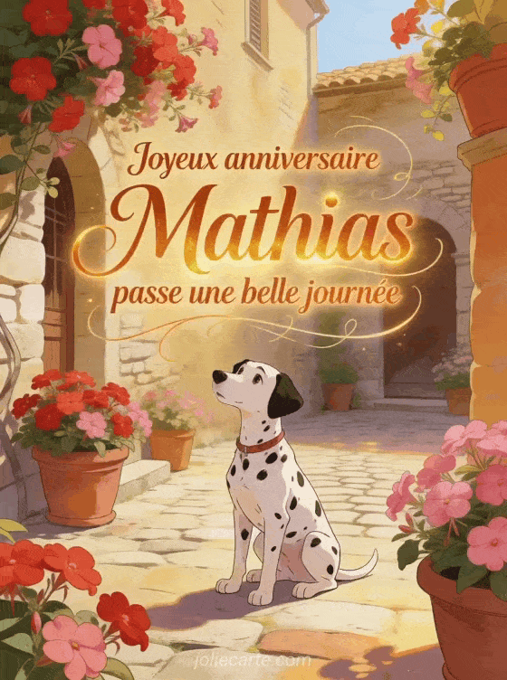 Joyeux anniversaire Mathias - Joyeux anniversaire mathias bisous