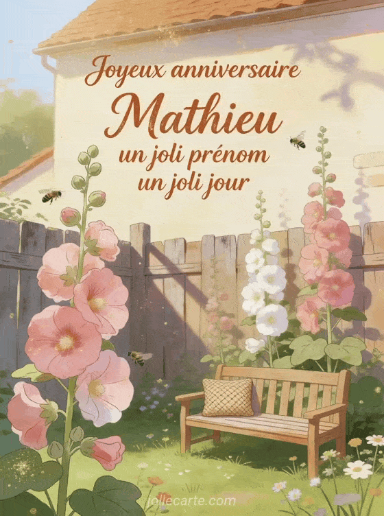 Joyeux anniversaire Mathieu - Joyeux anniversaire mathieu fleurs