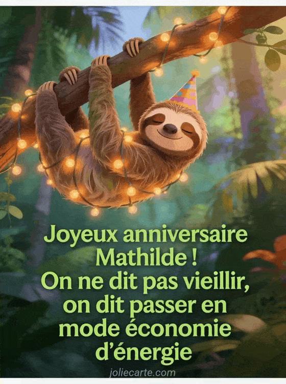 Joyeux anniversaire Mathilde - Mathilde humour