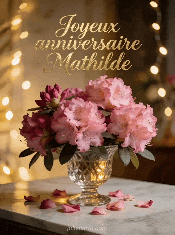 Joyeux anniversaire Mathilde - Joyeux anniversaire mathilde fleurs