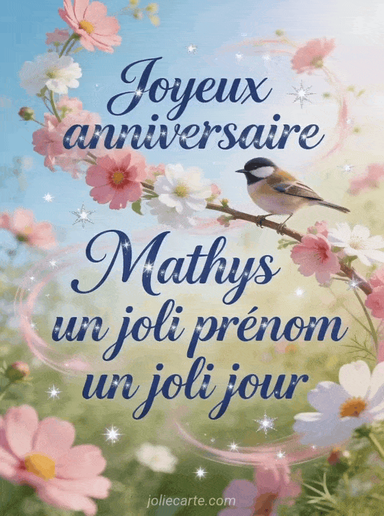 Joyeux anniversaire Mathys - Joyeux anniversaire mathys image