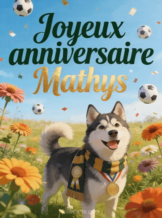 Joyeux anniversaire Mathys - Joyeux anniversaire mathys gif