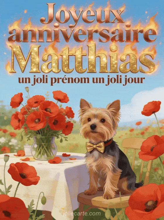 Joyeux anniversaire Matthias - Joyeux anniversaire matthias image