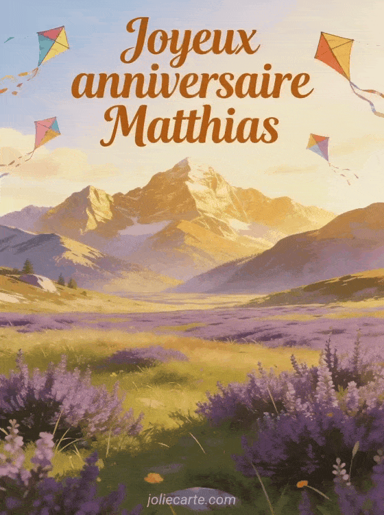 Joyeux anniversaire Matthias - Joyeux anniversaire matthias fleurs