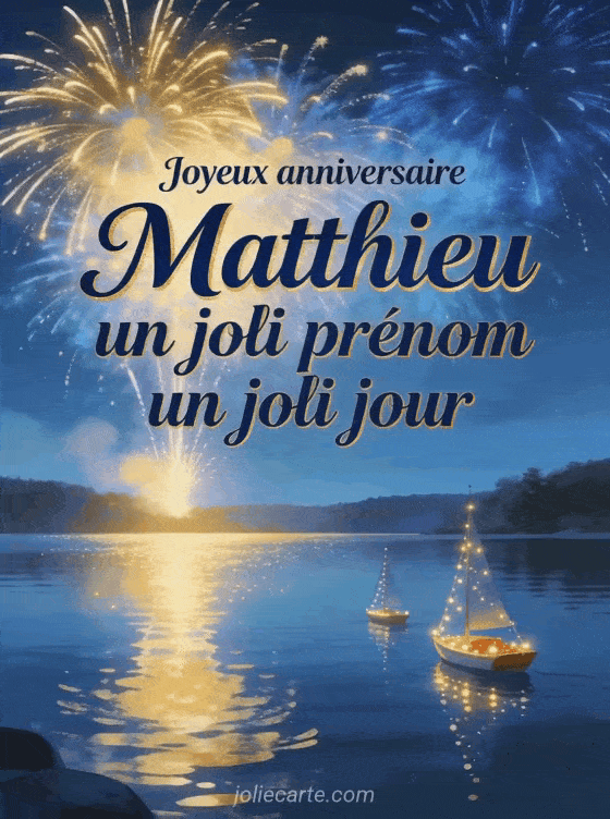 Joyeux anniversaire Matthieu - Joyeux anniversaire matthieu gif