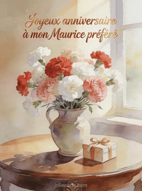 Joyeux anniversaire Maurice - Joyeux anniversaire maurice fleurs