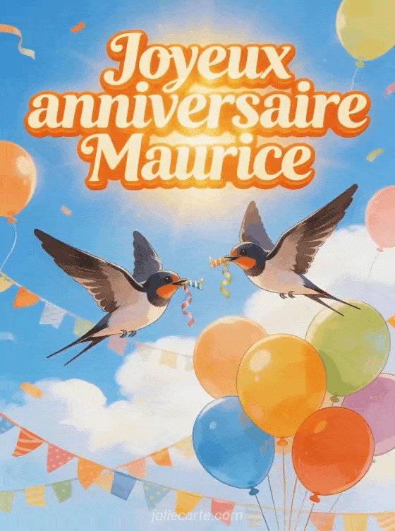 Joyeux anniversaire Maurice - Joyeux anniversaire maurice gif