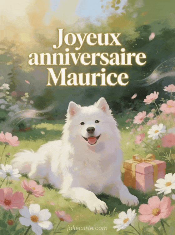 Joyeux anniversaire Maurice - Carte joyeux anniversaire maurice