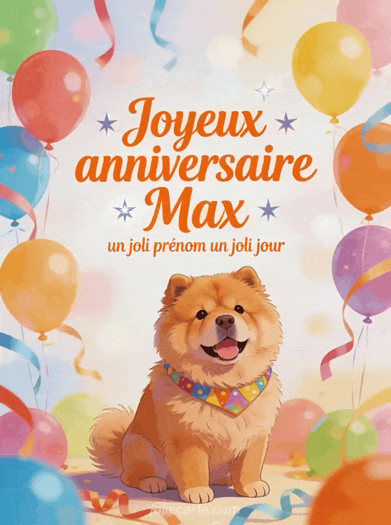 Joyeux anniversaire Max - Joyeux anniversaire max gif