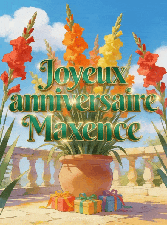 Joyeux anniversaire Maxence - Joyeux anniversaire maxence fleurs