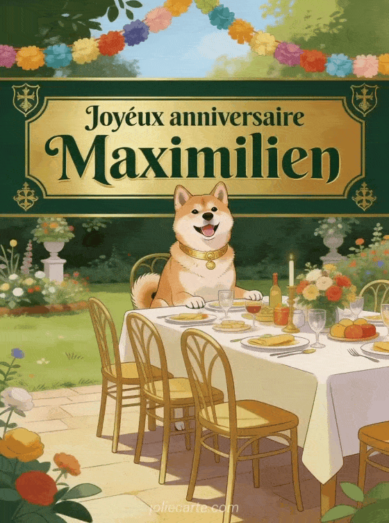 Joyeux anniversaire Maximilien - Joyeux anniversaire maximilien gif