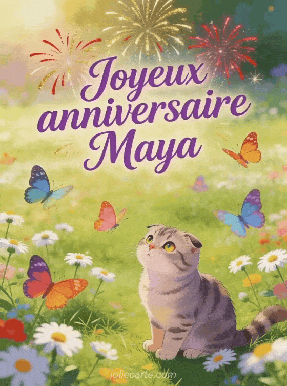 Joyeux anniversaire Maya - Joyeux anniversaire maya image
