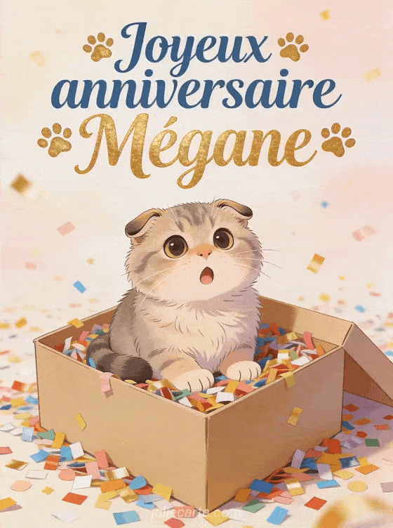 Joyeux anniversaire Mégane - Joyeux anniversaire megane image