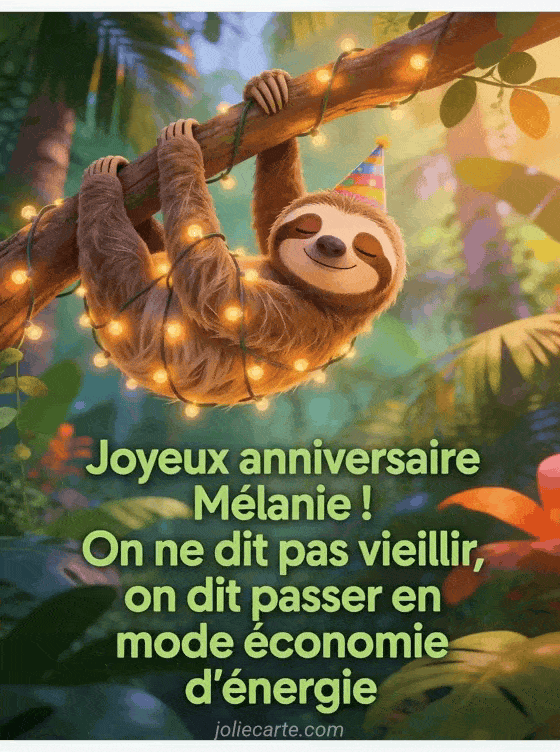 Joyeux anniversaire Melanie - Melanie humour