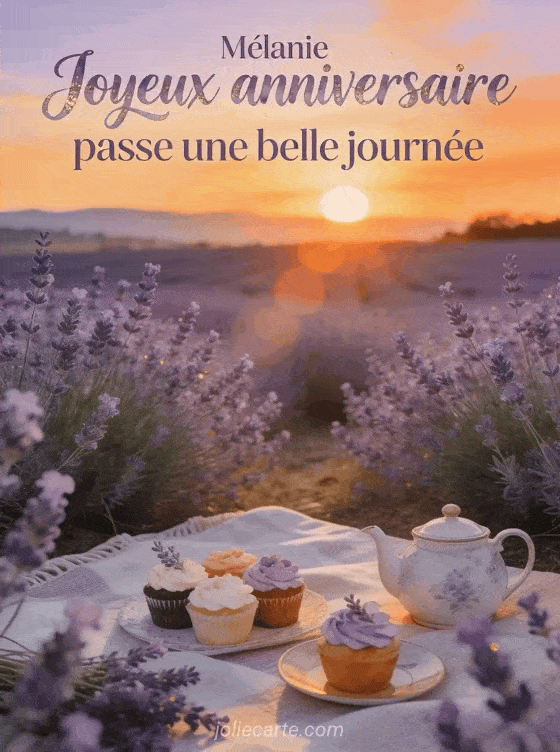 Joyeux anniversaire Mélanie - Carte joyeux anniversaire melanie gratuite