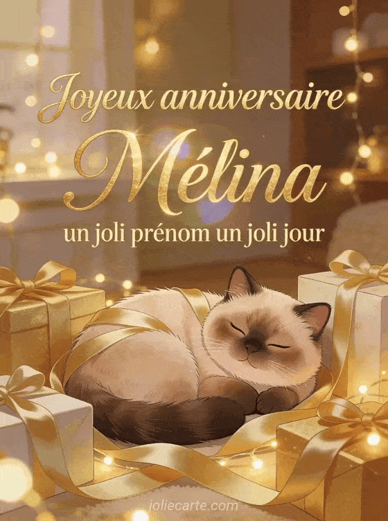 Joyeux anniversaire Mélina - Joyeux anniversaire melina image