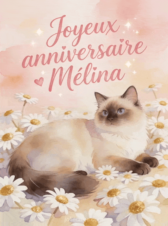 Joyeux anniversaire Mélina - Joyeux anniversaire melina gif