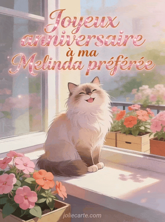 Joyeux anniversaire Melinda - Joyeux anniversaire melinda gif anime